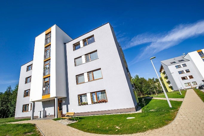 Rental apartment buildings at D-Jelča and E-Osika in Tatranská Lomnica